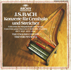 Concerto for harpsichord and strings cover