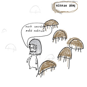 Mash Concrete Metal Mushroom cover