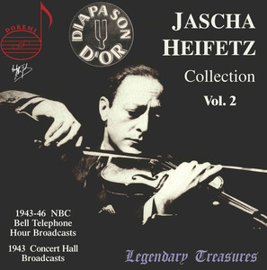 Jascha Heifetz Collection, Vol. 2 (Live) album