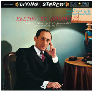 Horowitz plays Beethoven Sonatas cover