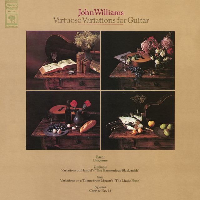 John Williams - Virtuoso Variations for Guitar Albumcover
