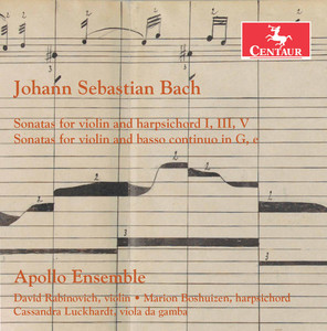 Bach: Violin Sonatas album
