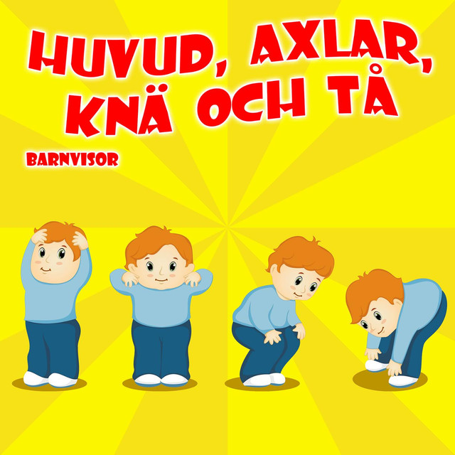 Huvud Axlar Knä Och Tå Text