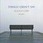 Corp: Things I didn't say Albumcover