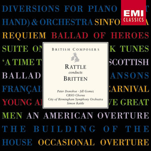 Rattle Conducts Britten cover