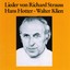 Lieder von Richard Strauss Albumcover