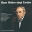 Hans Hotter singt Lieder Albumcover