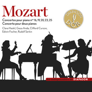 Piano Concertos nos. 25 & 19 cover
