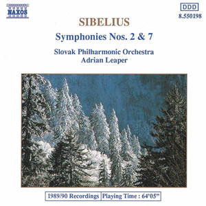 Symphonies nos. 2 & 7 cover