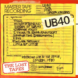 The Lost Tapes - Live At The Venue 1980 album