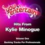 Hits From Kylie Minogue - Professional Backing Tracks, Vol. 1 Albumcover