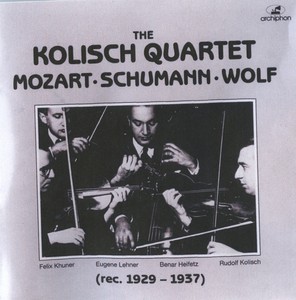 The Kolisch Quartet (1929-1937) Albumcover