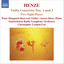 Henze: Violin Concertos Nos. 1 and 3 cover