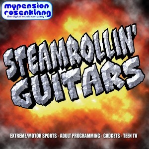 Steamrollin' Guitars - Music For Rock Clubs Background Albumcover